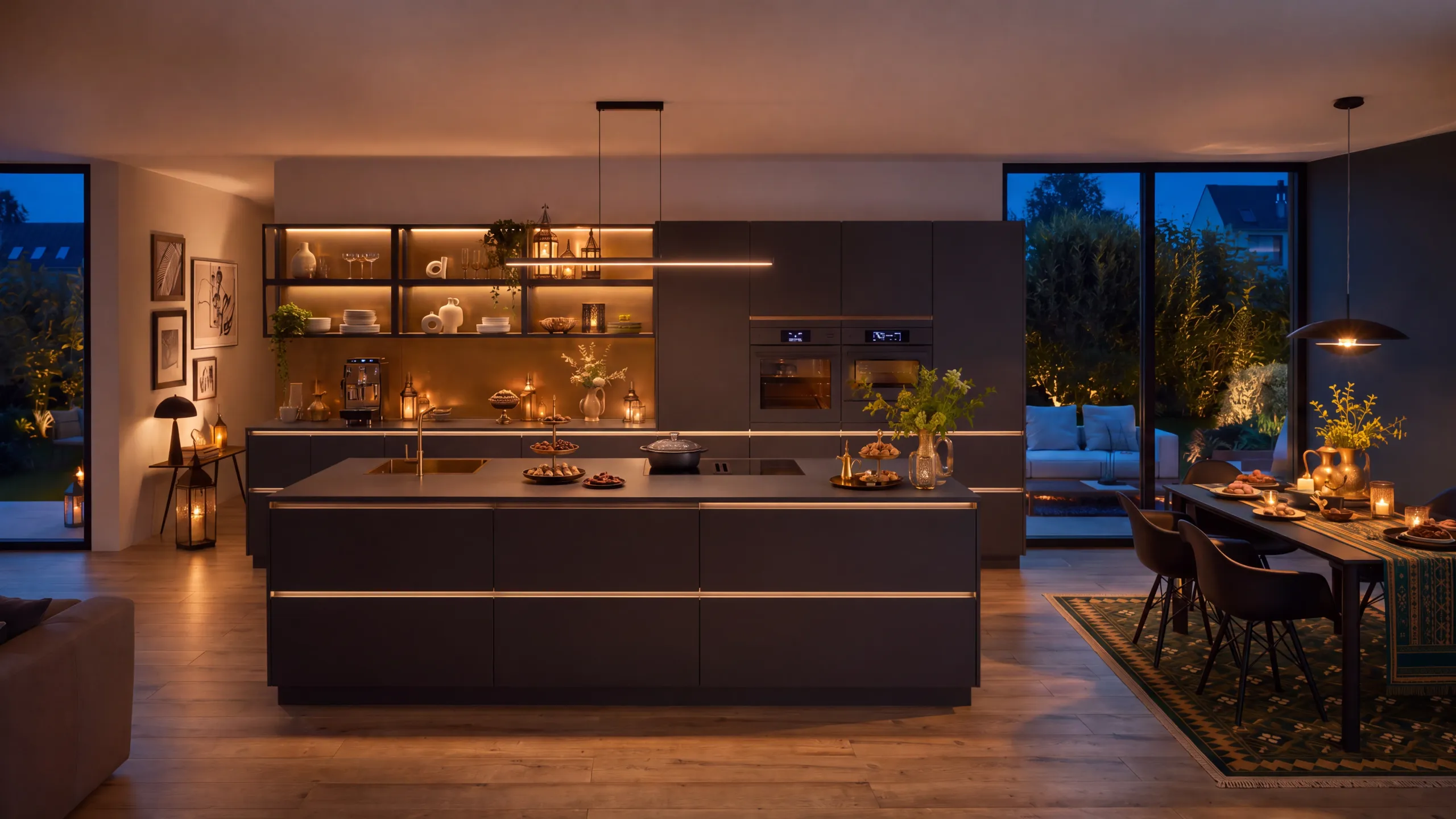 Senso: Matte Anthracite, Brushed Brass Accents
