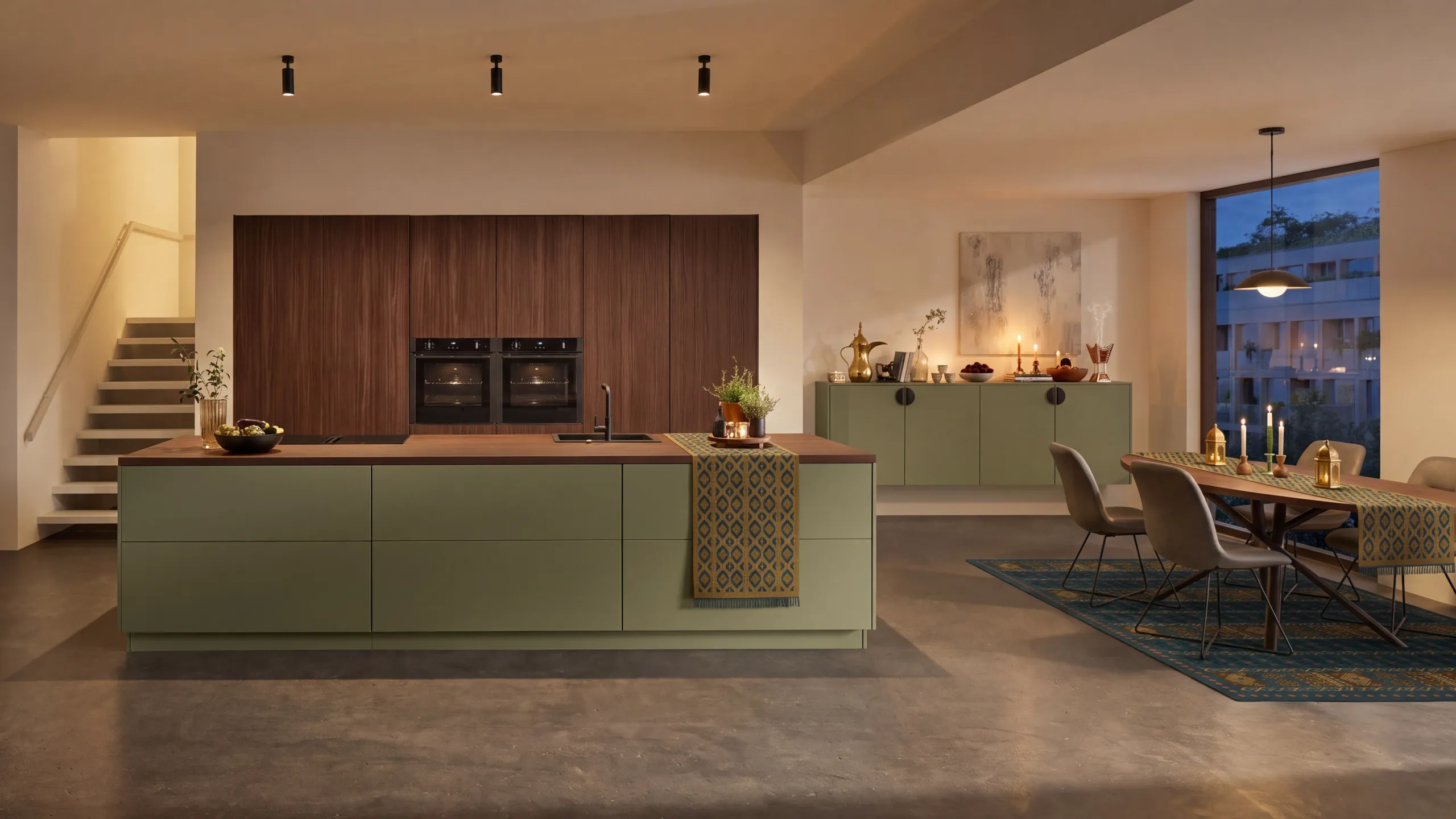 Senso: Open Shelving, Ambient Lighting