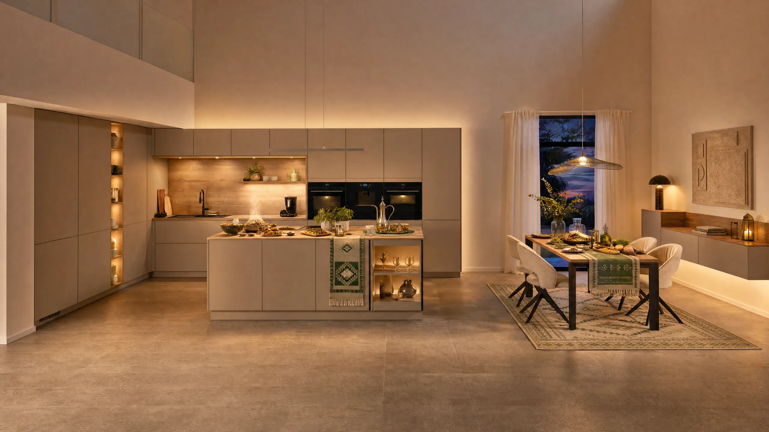 Sentido: Warm Wood Finish, Vaulted Living