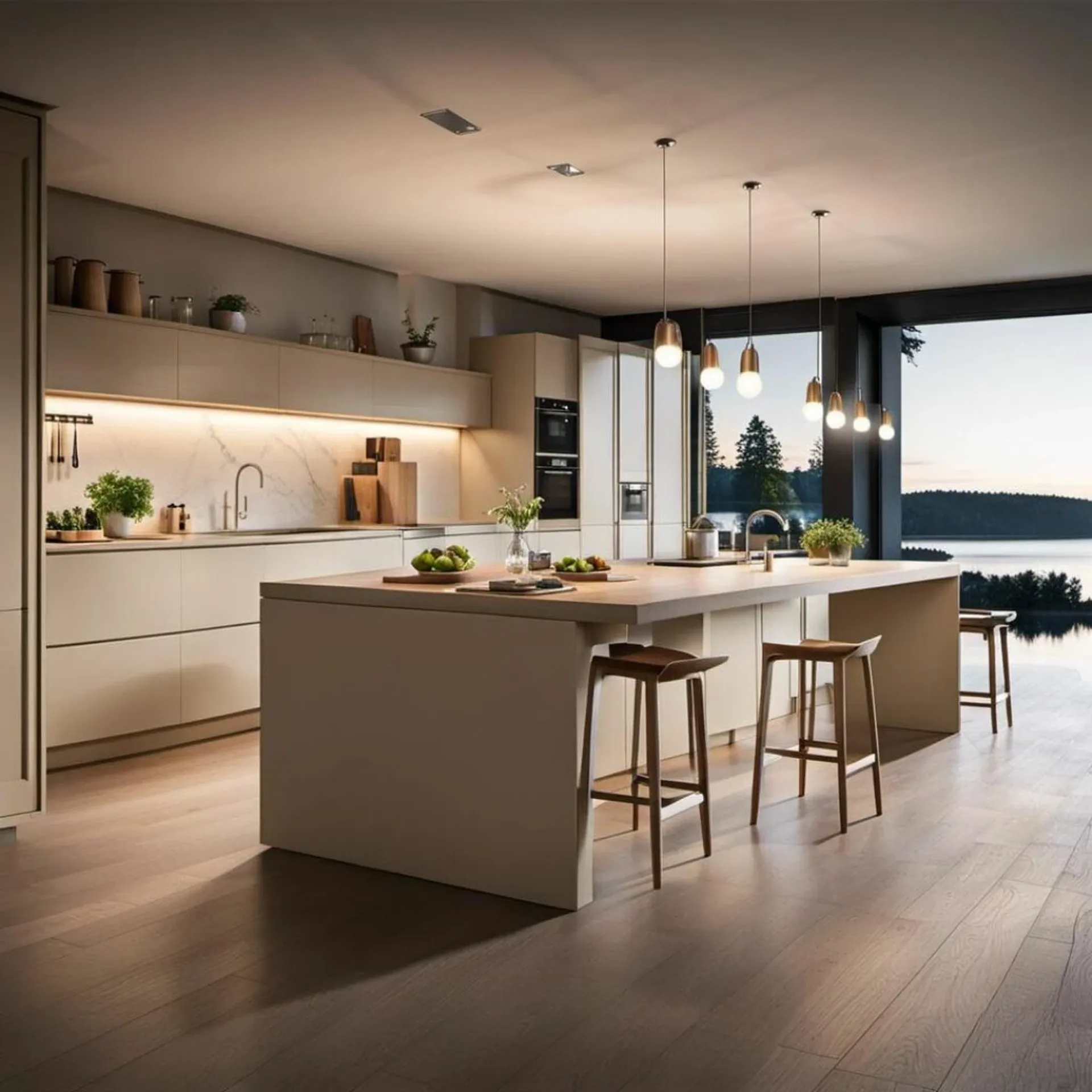 Luxury Kitchen Background