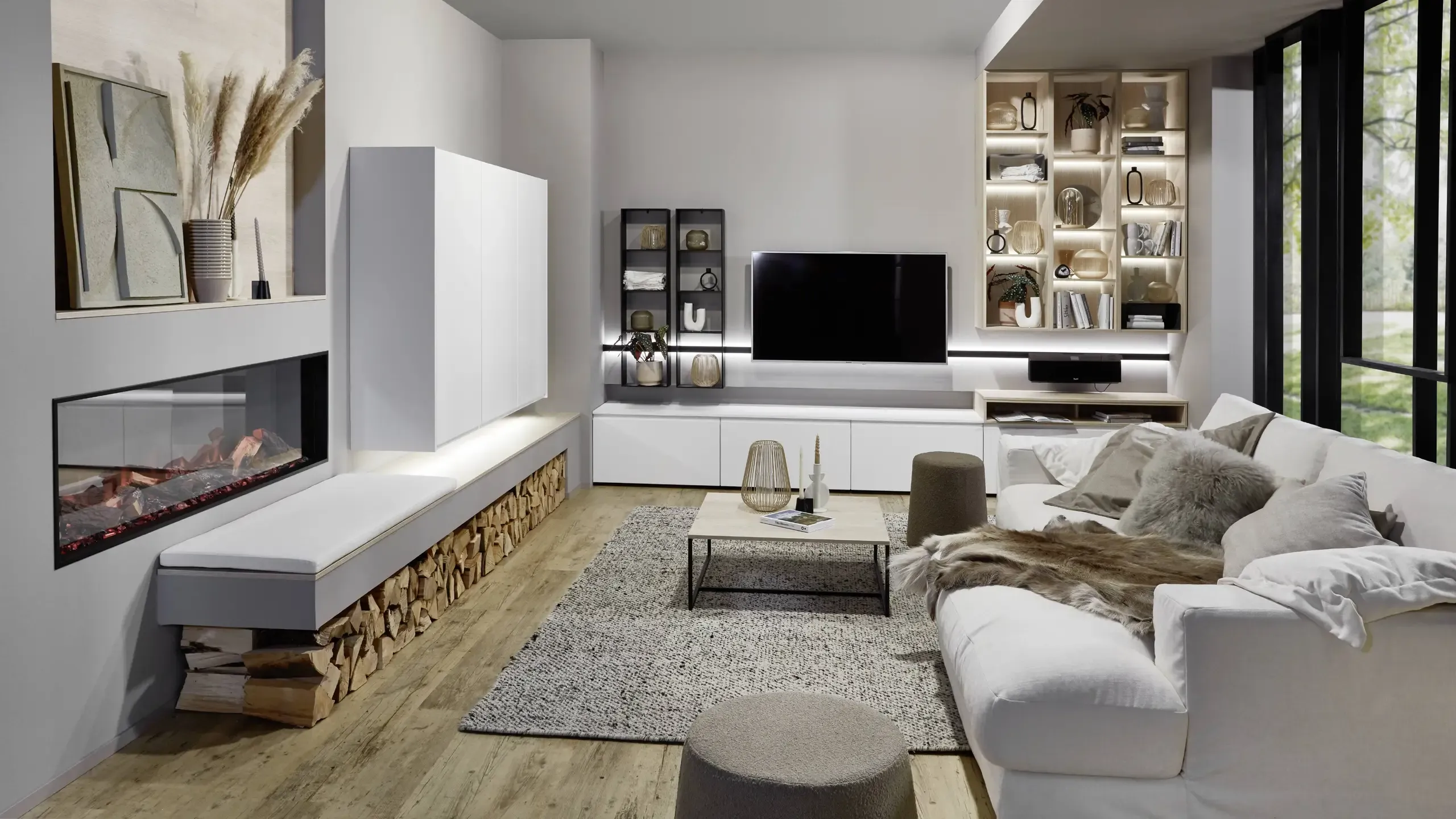 White Living Room